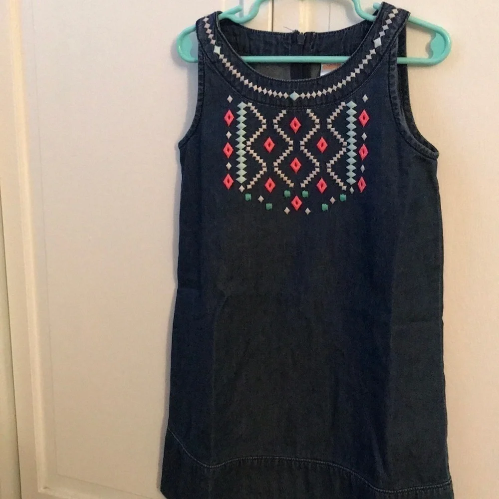 Gymboree Cotton Blue Girl’s Dress Size 6